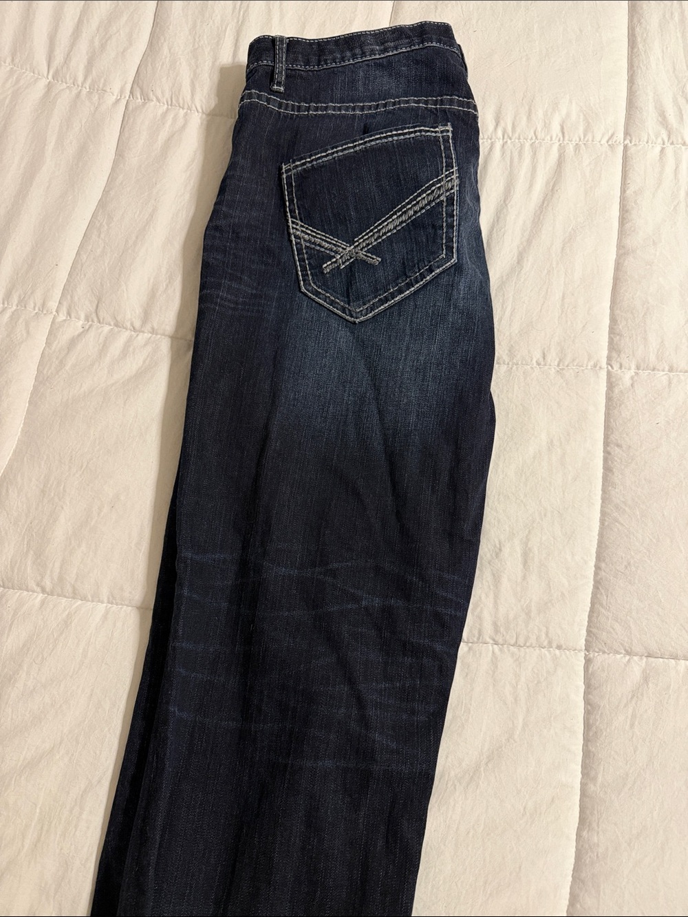 Buckle Men's Dark Wash Blue Jeans - Picture 2 of 4